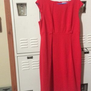 Red dress Calvin Klein dress